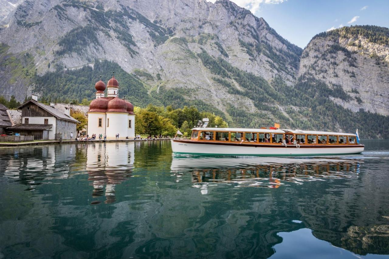 Exklusive Fewo Drachleck Mit 3 Schlafzimmern & Panoramabergblick In Bester Lage Schonau am Konigssee Bagian luar foto